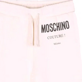 Kids Moschino Couture Logo Print Joggers Pink